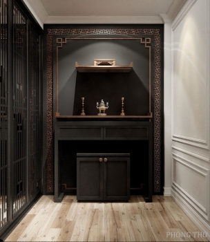 Bàn thờ chung cư M31