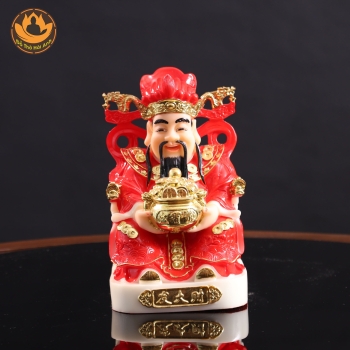 Tượng Thần Tiền Đá Đỏ