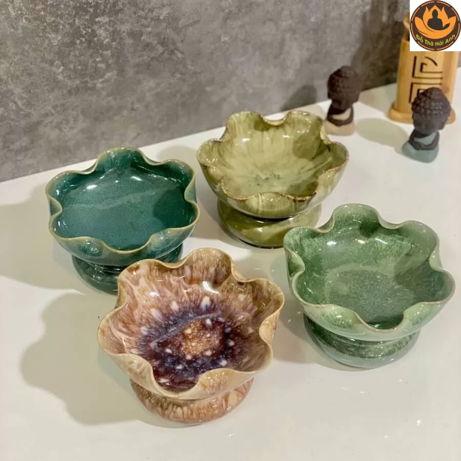 Bát Thả Hoa Men Hỏa