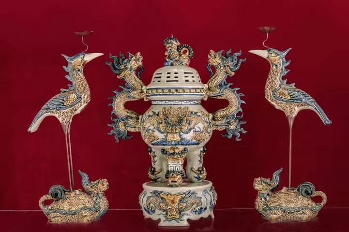 ĐỈNH HẠC RỒNG MEN RẠN