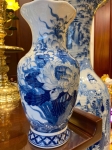 Lọ Lượn Miệng Sen Phú Qúy Men Lam