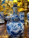 Nậm Rượu Sen Phú Quý Men Lam