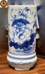 Ống Hương Sen Men Lam