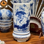 Ống Hương Sen Men Lam