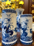 Ống Hương Sen Phú Qúy Men Lam