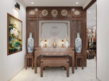 Mẫu Phòng Thờ Đẹp M27