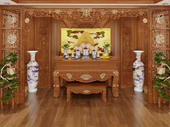 Mẫu Phòng Thờ Đẹp M6