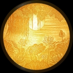 Tranh Trúc Chỉ Sen Bồ Đề