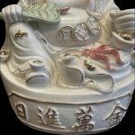 Tượng Tài Địa sứ Trắng , Lộc Tài Vô Biên , Niên Niên Dư Dả .