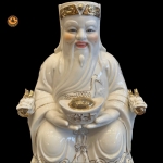 Tượng Tài Địa sứ Trắng , Lộc Tài Vô Biên , Niên Niên Dư Dả .