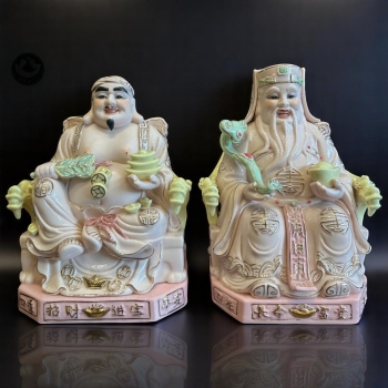 Tượng TàI Địa Sứ Phúc Kiến Hồng Kim Gia Bảo , Tài Lộc Phú Qúy